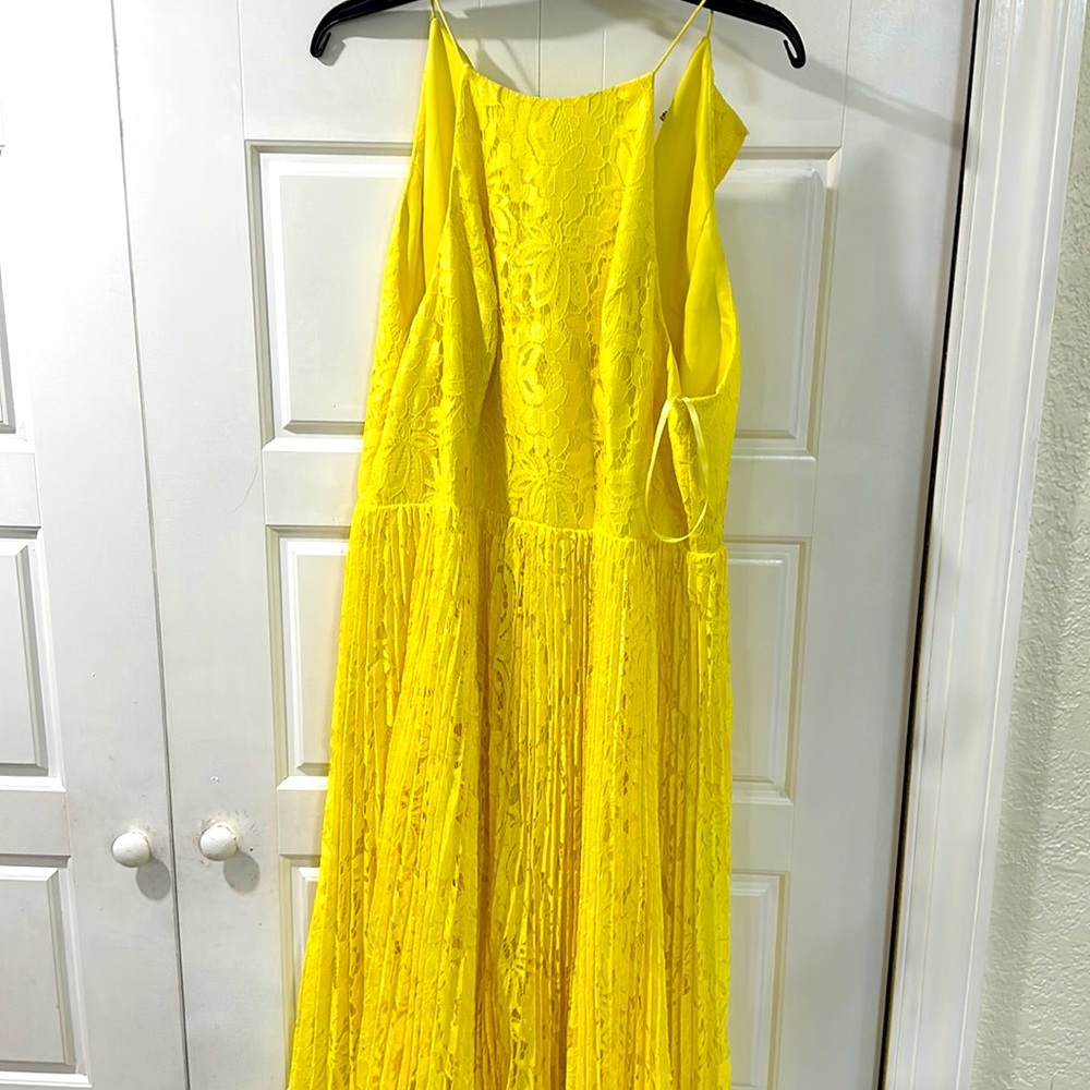 ASOS midi pleated dress